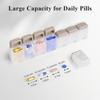 1 Time a Day Daily Pill Box Dustproof Medicine Storage Box Vitamins & Supplements