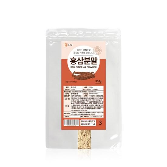 Yungojip Red Ginseng Powder, 300g, 1 piece,Korean Health Food