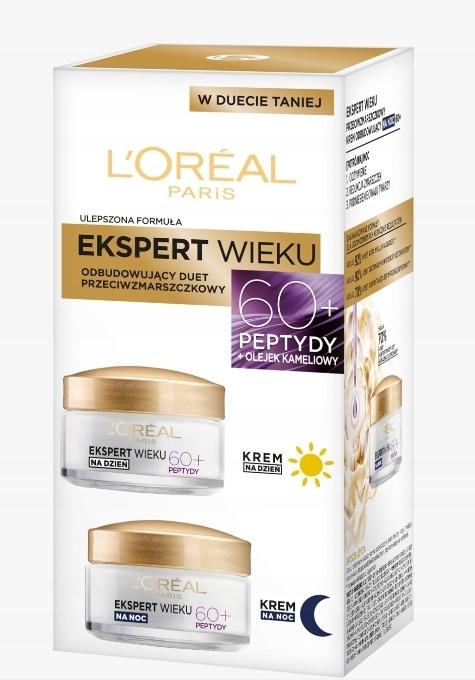 Loreal Age Expert Set Of Day + Night Creams 60+ Peptides