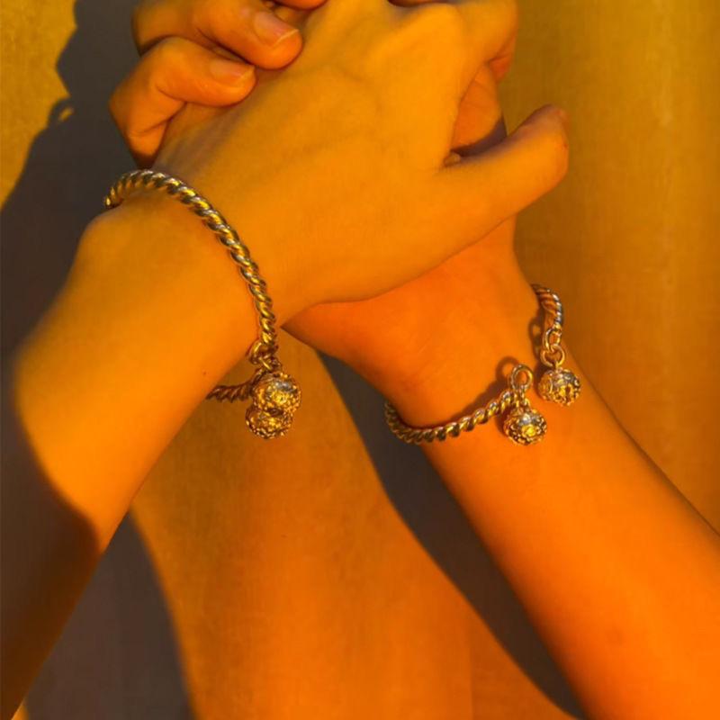 Браслет с колокольчиками Дворцовый колокольчик Ретро-браслет Подарок для девушки Тот же стиль Музыка ветра