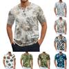 Мужская мода принтованный короткий рукав топы футболка