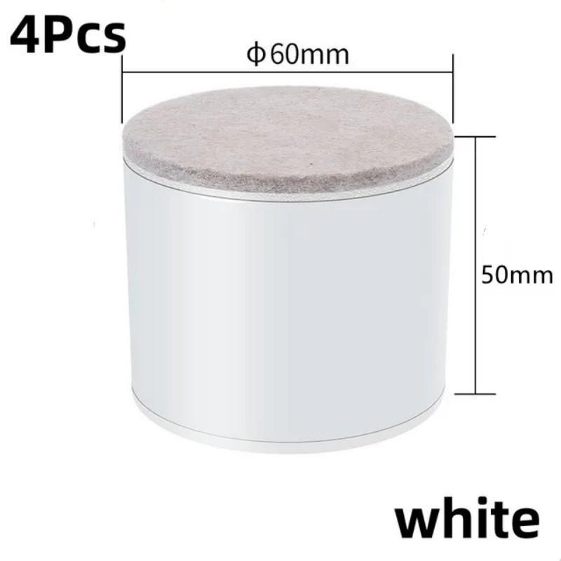 4Pcs Heavy Furniture Heightening Foot Pad Sofa Bed Table Chair Wear Resistant Anti Slip Carbon Steel Riser Floor Protector