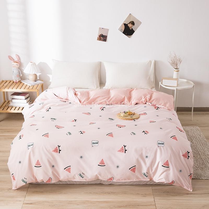 Новый белый пододеяльник с застежкой-молнией, чехол с принтом листьев дерева, пододеяльник 150x200 см, 180x220 см, 200x230 см, 220x240 см, размер 1 шт.