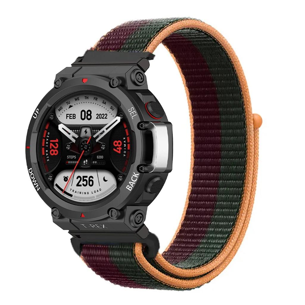 Нейлоновый ремешок-петля для умных часов Huami Amazfit T-REX 3/2, женский/мужской браслет для Amazfit T-Rex/T-Rex Pro, ремешок на запястье Correa