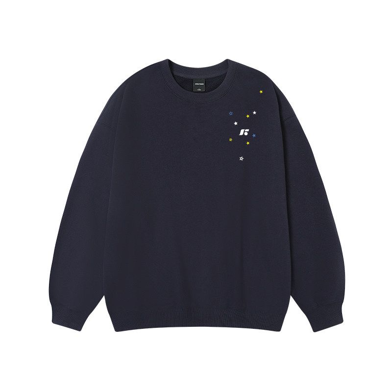 Jungle Tiger 420g Heavy Fleece Crew Neck Sweatshirt for Men and Women, Autumn and Winter Trendy Couple Thick Long-Sleeve Top