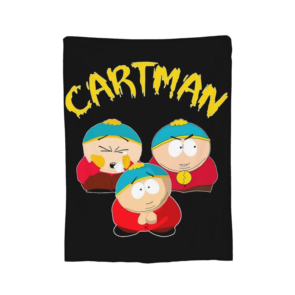 I Love Cheesy Poofs South-Parks Blanket Fleece Print Cartman Multifunction Lightweight Thin Throw Blanket for Home Couch Quilt