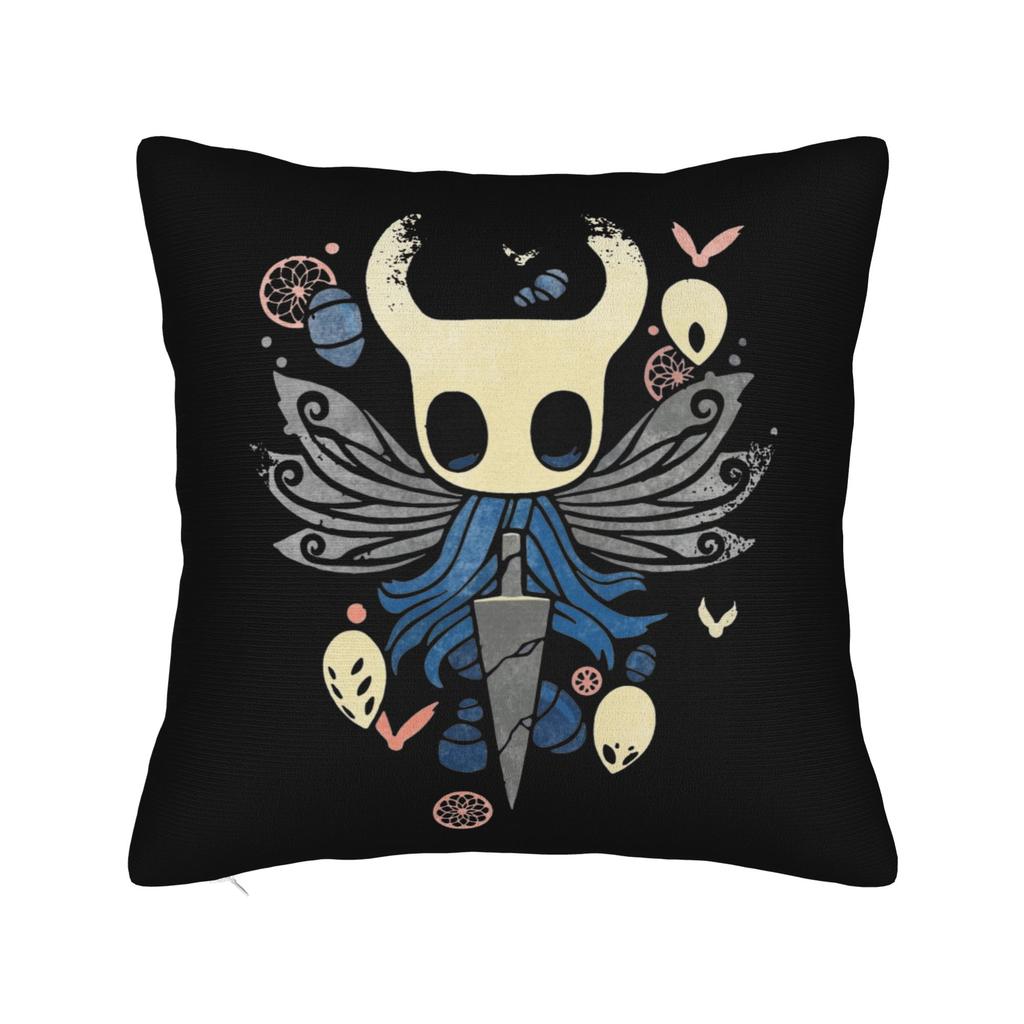 Hollow Knight Инди Игры Квадратная Наволочка Подушка-подушка для Action Adventure Новинка Декор на Молнии Наволочка для Автомобиля 18x18