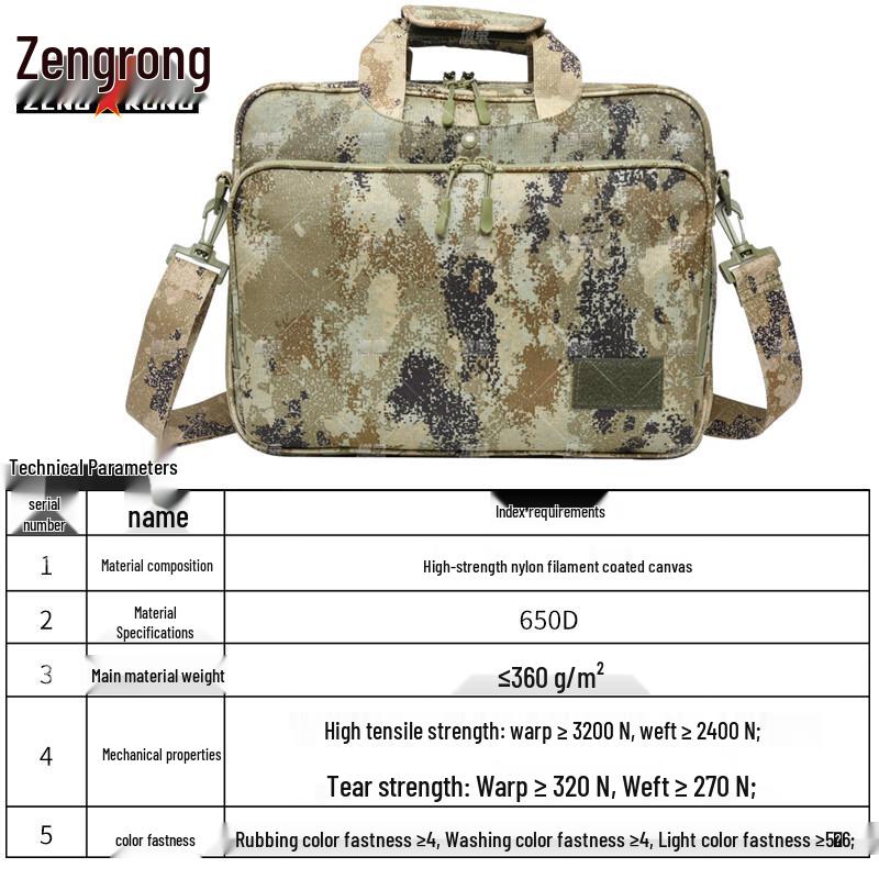 Zengrong Tactical Camouflage Laptop Briefcase