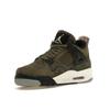Детские кроссовки Air Jordan 4 Retro SE Craft GS Olive зеленые средне-оливковые бледно-ванильные FB9928-200