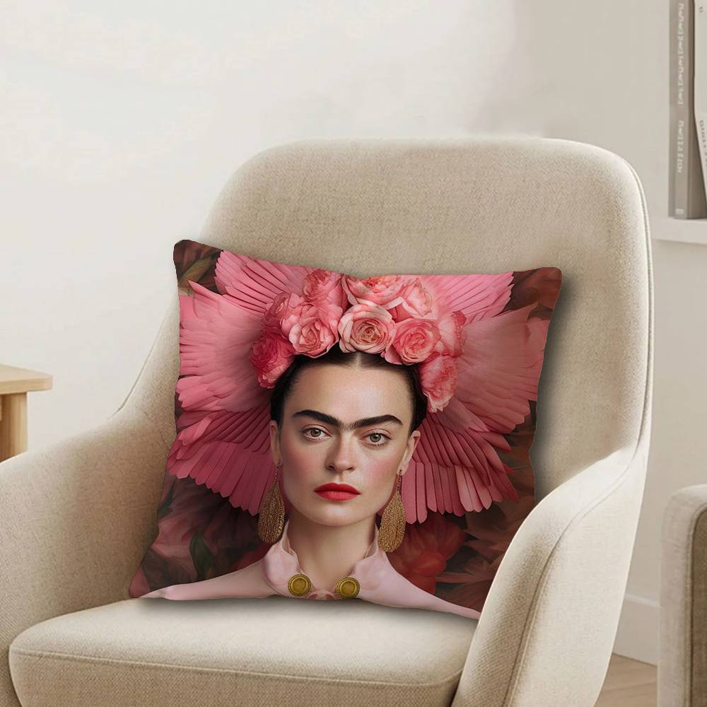 Vintage Artist FFrida KKahlo Pillow Cover Design cushion Cover decor Holiday Decorati