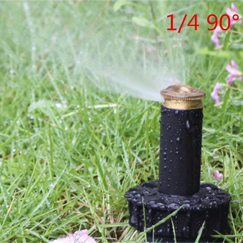 1Pc Automatic Pop Up Sprinklers 90/180/360 Degree Irrigation Watering Tool Garden Spray Nozzle Lawn Watering Sprinkler Head