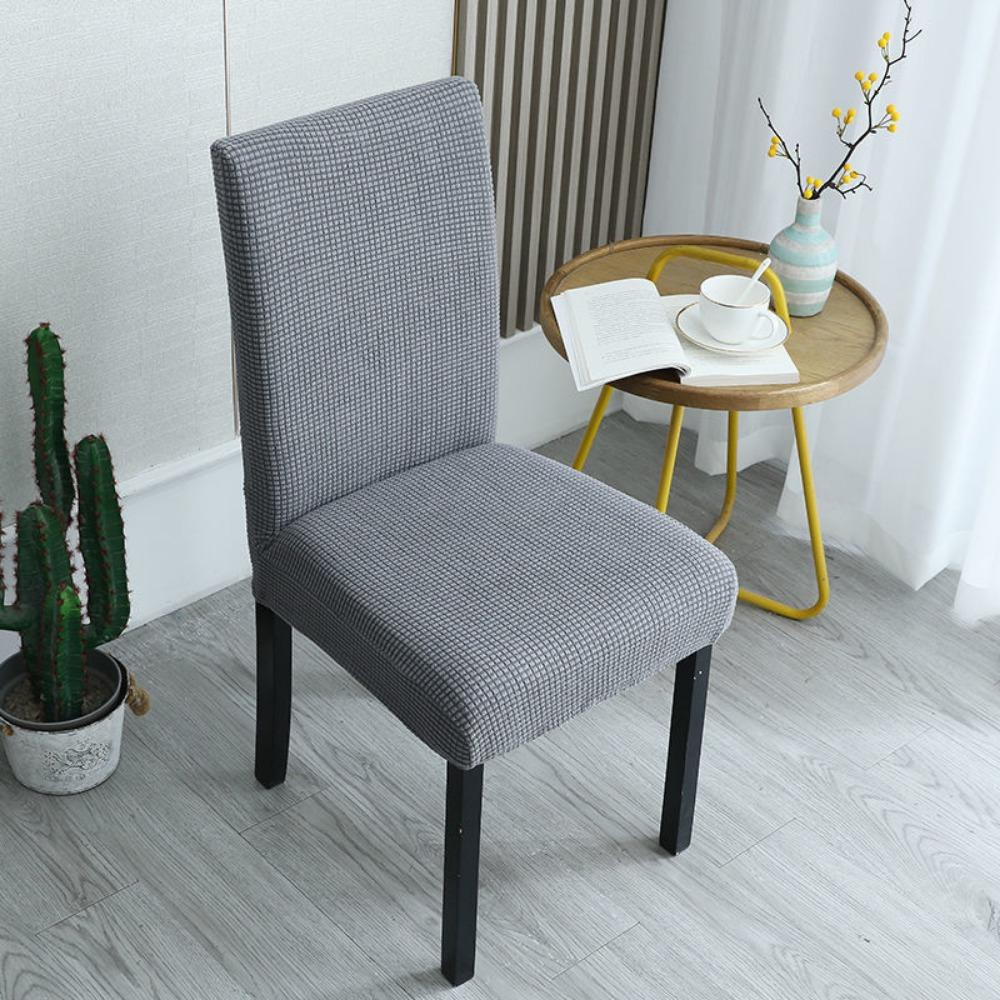 Household Stretch Chair Covers Washable Removable Corn Kernel Fabric Slipcovers Jacquard Seat Protectors For Living Room Chairs