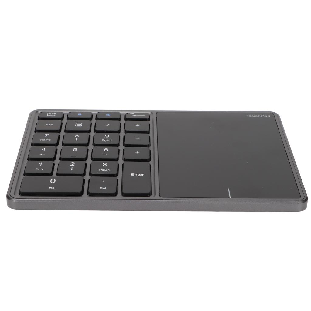 2 in 1 Wireless Number Pad Toucad 22 Keys Wireless  4.2 2.4G Type C Charging 500mAh Battery Numeric Keypad