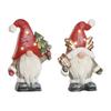 Новогодняя игрушка Home ESPRIT White Red Gnome 25 x 11,5 x 38 см (2 единицы)