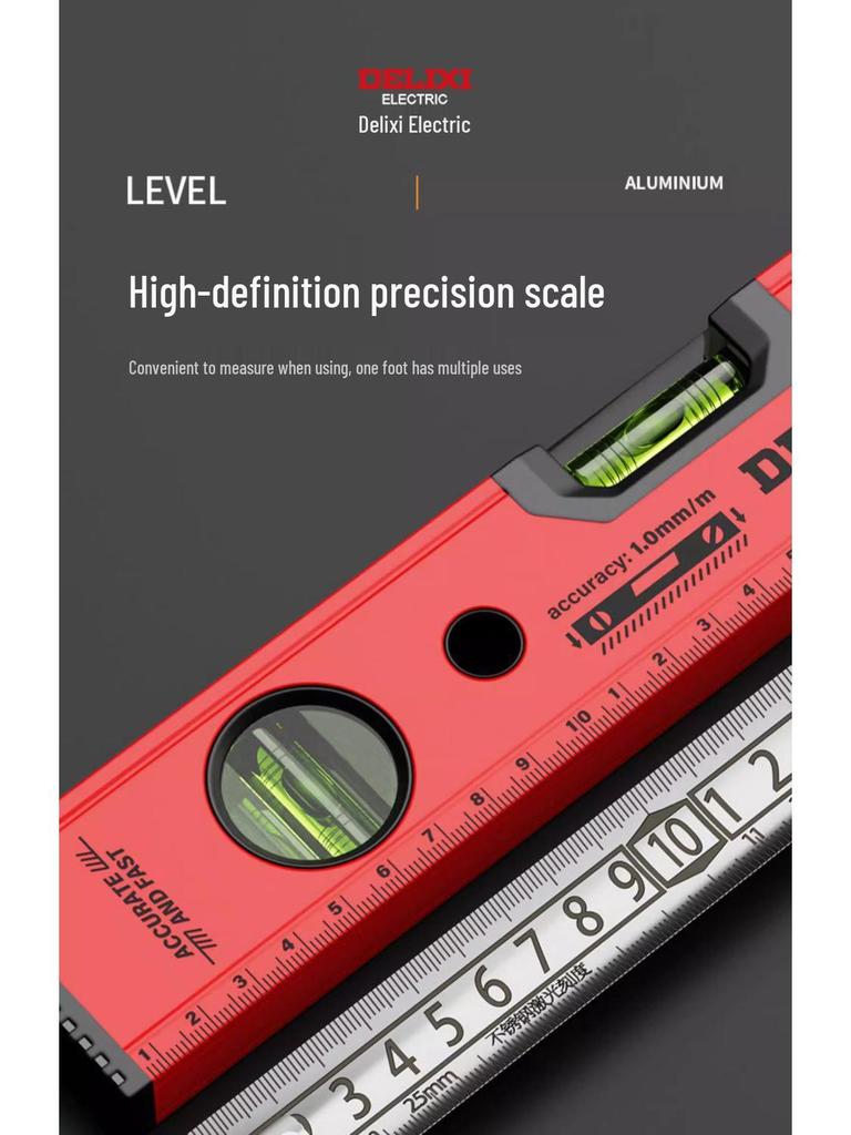 Высокоточный мини-уровень с сильным магнитом и алюминиевым сплавом