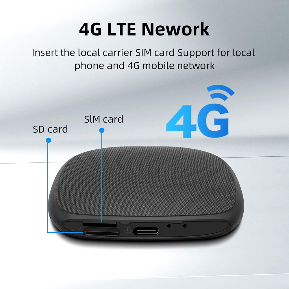 Android 13 SM6115 8-Core CarPlay Smart Video TV Box 4G LTE WiFi Wireless CarPlay Android Auto Car USB Adapter 64G FOTA Upgrade