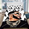 Постельное белье Anuel Aa Real Hasta La Muerte для мальчиков и девочек, размер Twin, Queen, пододеяльник, наволочка, кровать, детское, взрослое, домашний текстиль