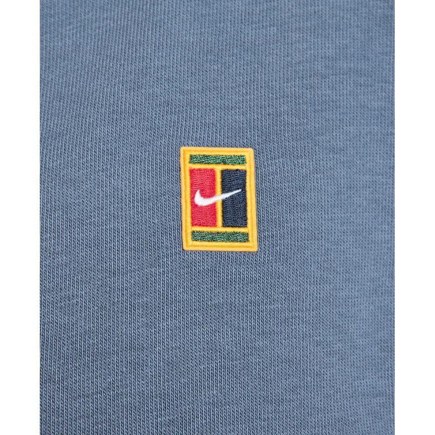 Nike Однотонный женский свитшот с воротником-стойкой, длинным рукавом, короткий, синий FB4152-491