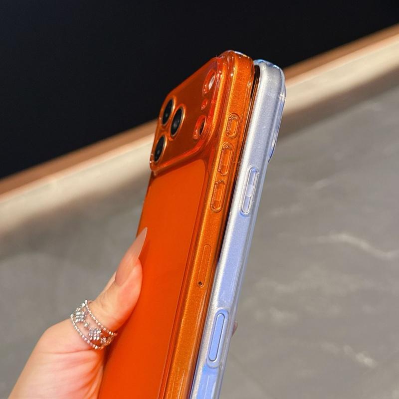 Прозрачный Мягкий Силиконовый TPU Чехол для iPhone 17 16 15 14 13 Pro Max 17Pro Прозрачный Резиновый Гелевый Простой Ударопрочный Бампер