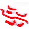 Совместимо с Kawasaki Vulcan 900 VN900 2007 2008 2009 силиконовый радиатор шланг комплекты трубок охлаждающей жидкости (красный)