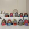 Canvas Blocked Color Backpack With Nylon Simple For Children Backpack Spine