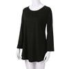 Women's Fashion Blouse Plus Size Solid Long Slim T-Shirt  Long Sleeve Top