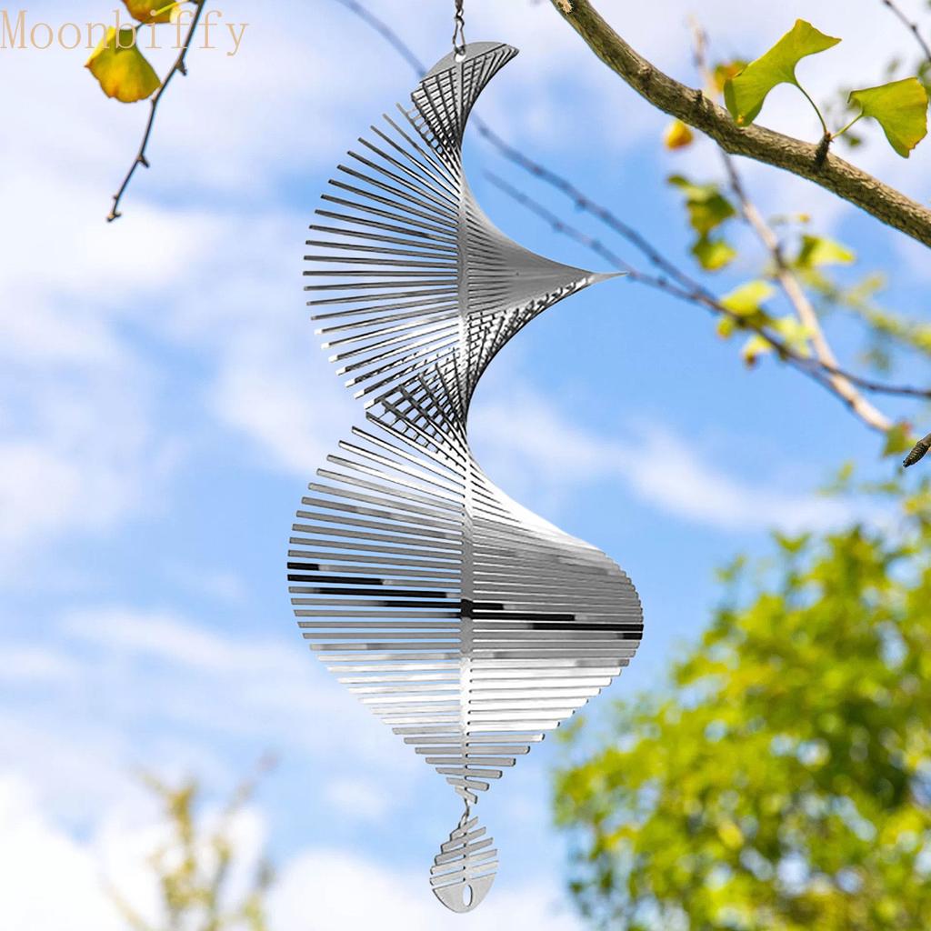 Stainless Steel Wind Chimes Windmill Metal Spinner Spiral Wind Spinners for Yard Garden Decor Swivel Lawn Windchimes Ornaments
