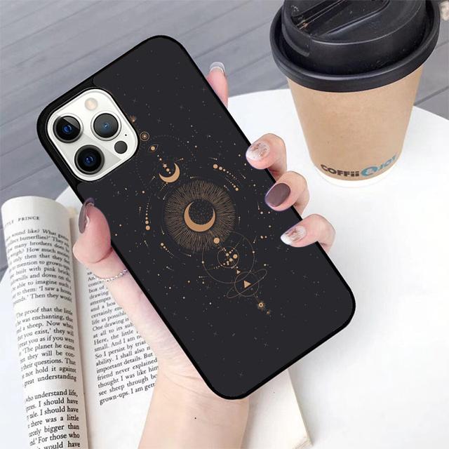 Лунное Полнолуние Колдовская Тайна Тотем Чехол для Телефона Для iPhone 17 Air 13 12 14 15 16 Чехол Для Apple Pro Max Plus