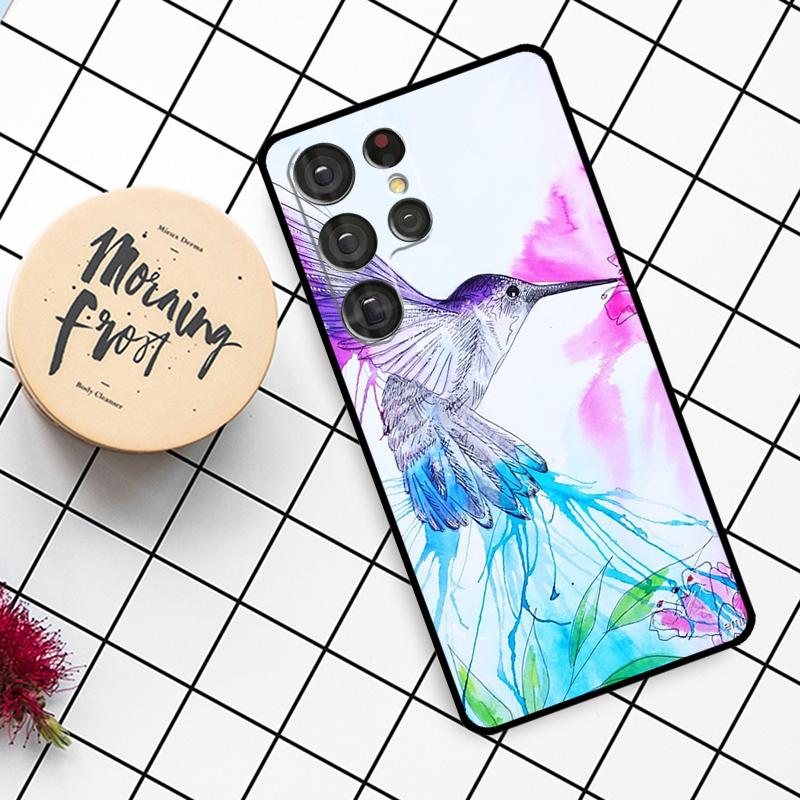 Чехол Колибри для Samsung Galaxy S25 Ultra S23 S22 S21 S20 S24 Ultra S9 S10 Plus S25 FE Чехол для телефона