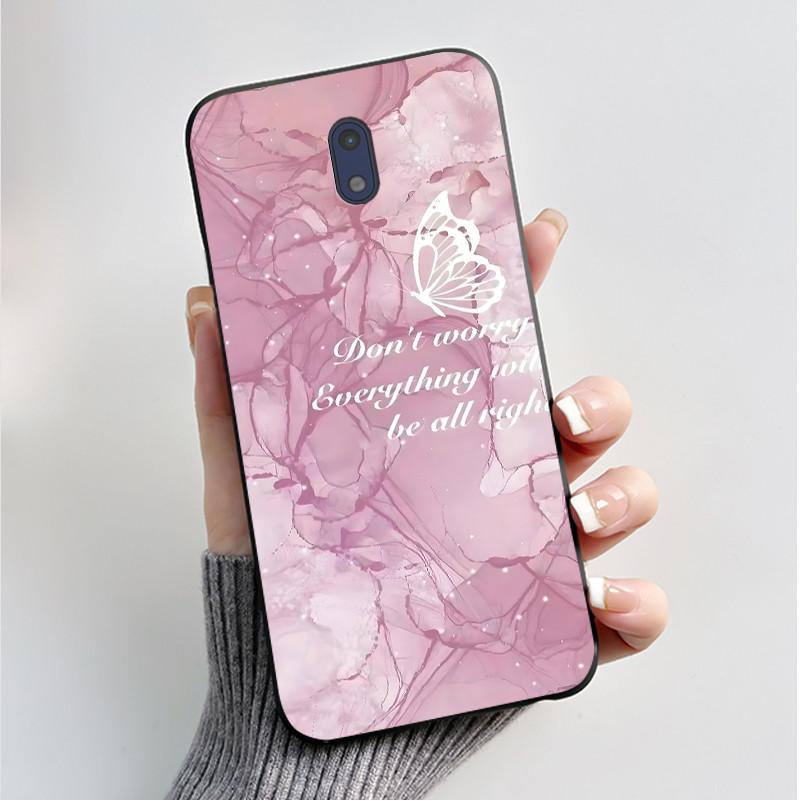 For Nokia 3 Case For Nokia 3.1 Phone Case Luxury Fashion Butterfly Flowers Soft Slim Black Silicone Back Cover for Nokia3 Casing