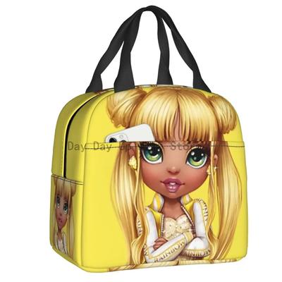 Сумка-тоут Rainbow High Insoled Lunch Tote для женщин Sunny Madison Portable Cooler Thermal Food Lunch Box Outdoor Camping Travel