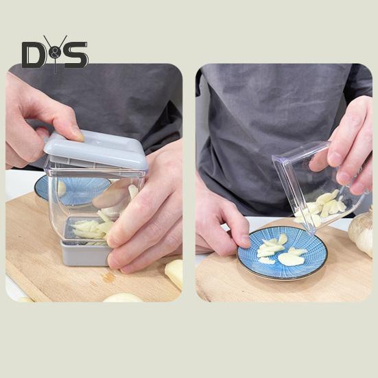 Ручной нож для чеснока, лезвия из нержавеющей стали, простой в использовании, быстрая подготовка чеснока, защита от травм рук, нож для чеснока