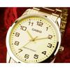Casio Мужские часы с металлическим ремешком MTP-V001G-9B