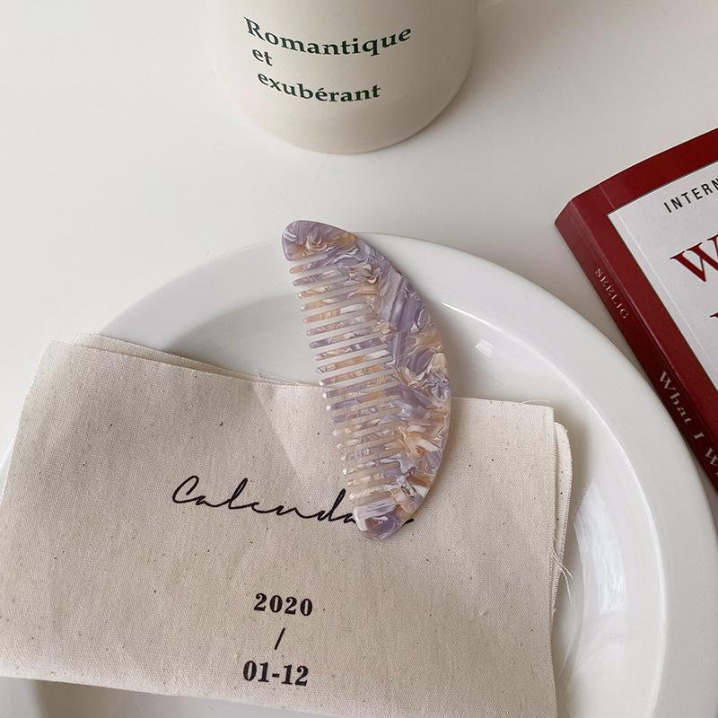 Ацетат антистатическая парикмахерская расческа корейская мода массаж головы расческа для волос щетка для стрижки волос для женщин и девочек инструменты для укладки волос