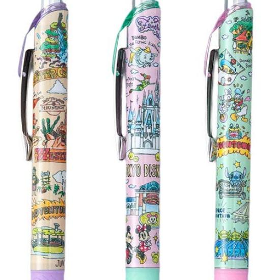 Ручка шариковая Mickey Friends Дизайн от руки Карта парка Сувенир Дисней Дисней Резорт & Набор, Серия, Дизайн, Канцелярские товары, [Эксклюзив Токио]