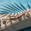 Богемная Жемчужная Цепочка на Живот Пляжная Цепочка на Талию Для Женщин Летний Пляжный Наряд Ювелирный Аксессуар