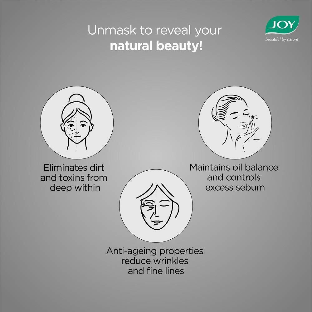 Joy Revivify Activated Charcoal Mask | Deep Detoxifying & Purifying Mask - 250g