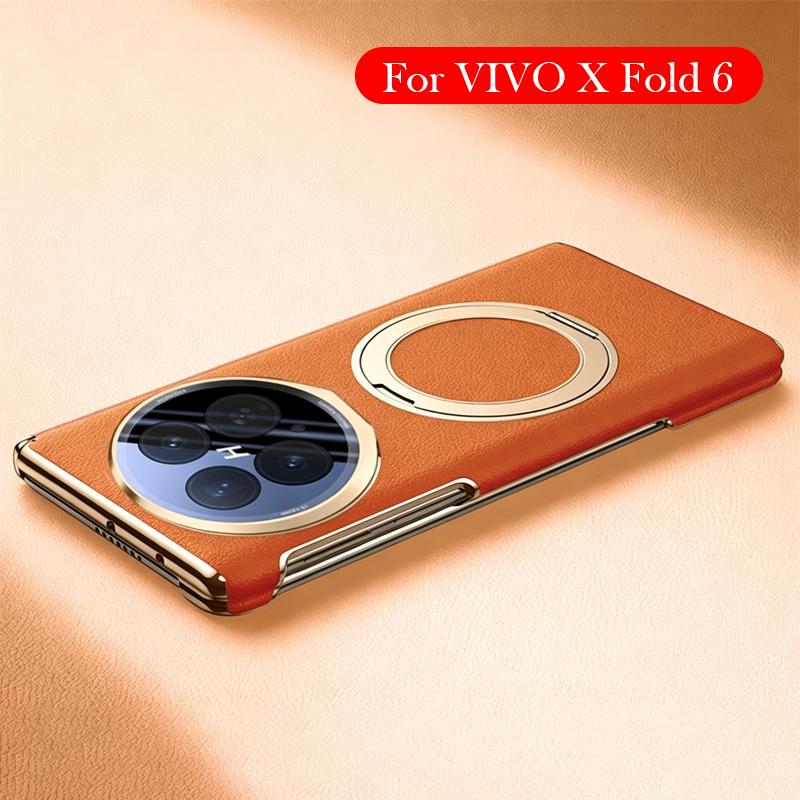 For VIVO X Fold 6 Leather Back Cover Case for VIVO X FOLD 6