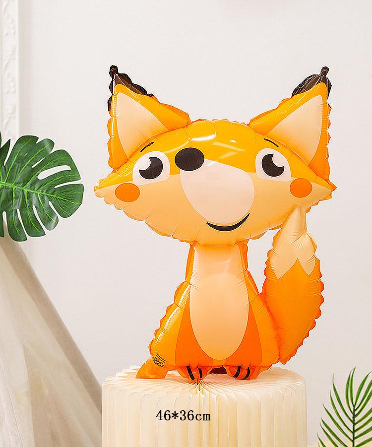 Animal Balloons Safari Jungle Kids Birthday Wildlife  Party Decoration Foil Cute Cartoon Elephant Tiger Hippo Baby Shower Balons