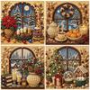 Handmade DIY Pearl Bead Art Set Gift Christmas Decor Christmas Painting Art Kit  Christmas
