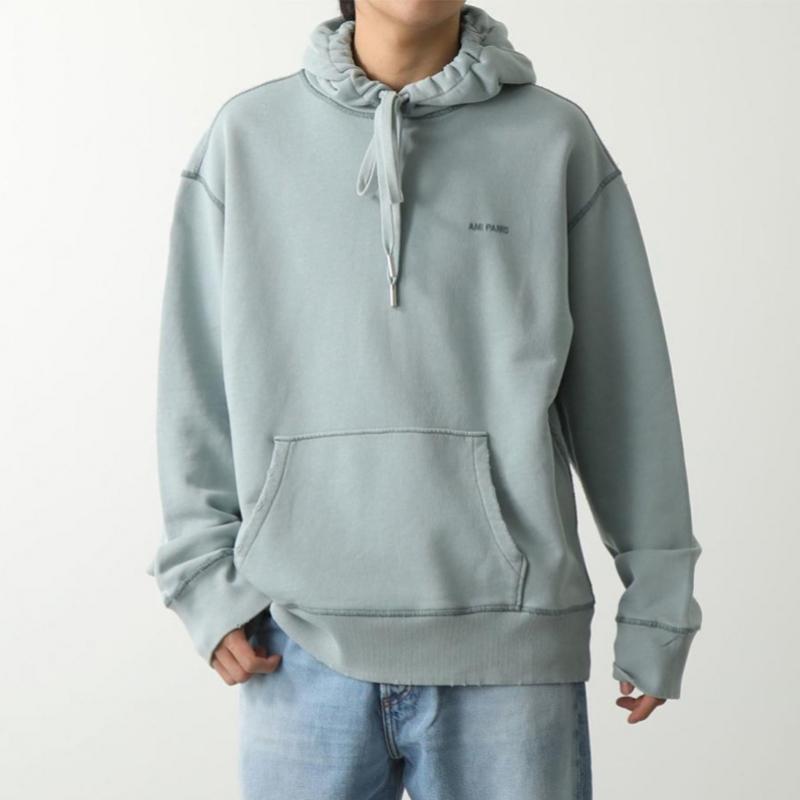 Ami Logo Faded Out Unisex Hoodie Je0052 468