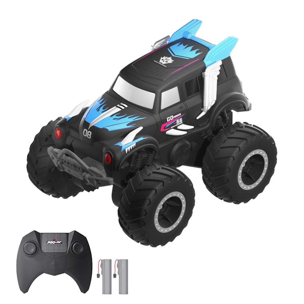 Remote Control Stunt Car, 2.4 GHz 4WD Dual-Side Driving Amphibious Off-Road Vehicle All Terrain