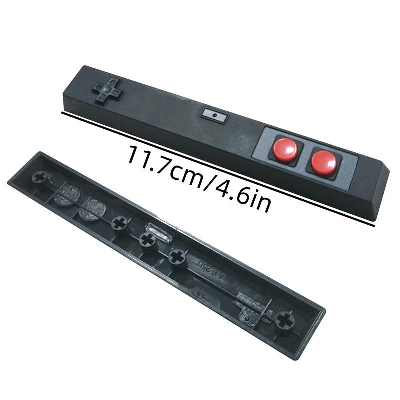 Ретро Геймпад Кейкап 6.25U Пробел Артизан Кейкап Материал ABS Для Переключателей MX Для Игровой Механической Клавиатуры Черный Белый