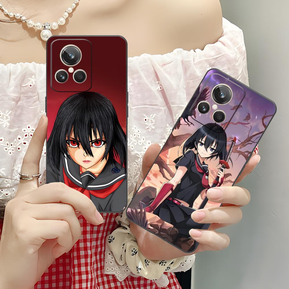 Akame Kurome Matte TPU Mobile Phone Case for Realme 15 14 13 12 11 10 9 Pro Plus T i Lite 5G Colorful Printing Cover