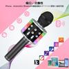 Verkstar Bluetooth Karaoke Microphone Portable Speaker Wireless Microphone with Earphone Jack Compatible with Android iPhone Black