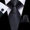 Hi-Tie Мужской шелковый галстук в клетку, атласный однотонный цвет, темно-шафрановый, для выпускного вечера, свадьбы
