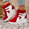 Fashion 2025 Women High Top Platform Sneakers Comfortable Platform Sneakers Women Lace Up Casual Wedges Shoes Women Zapatos De Mujer