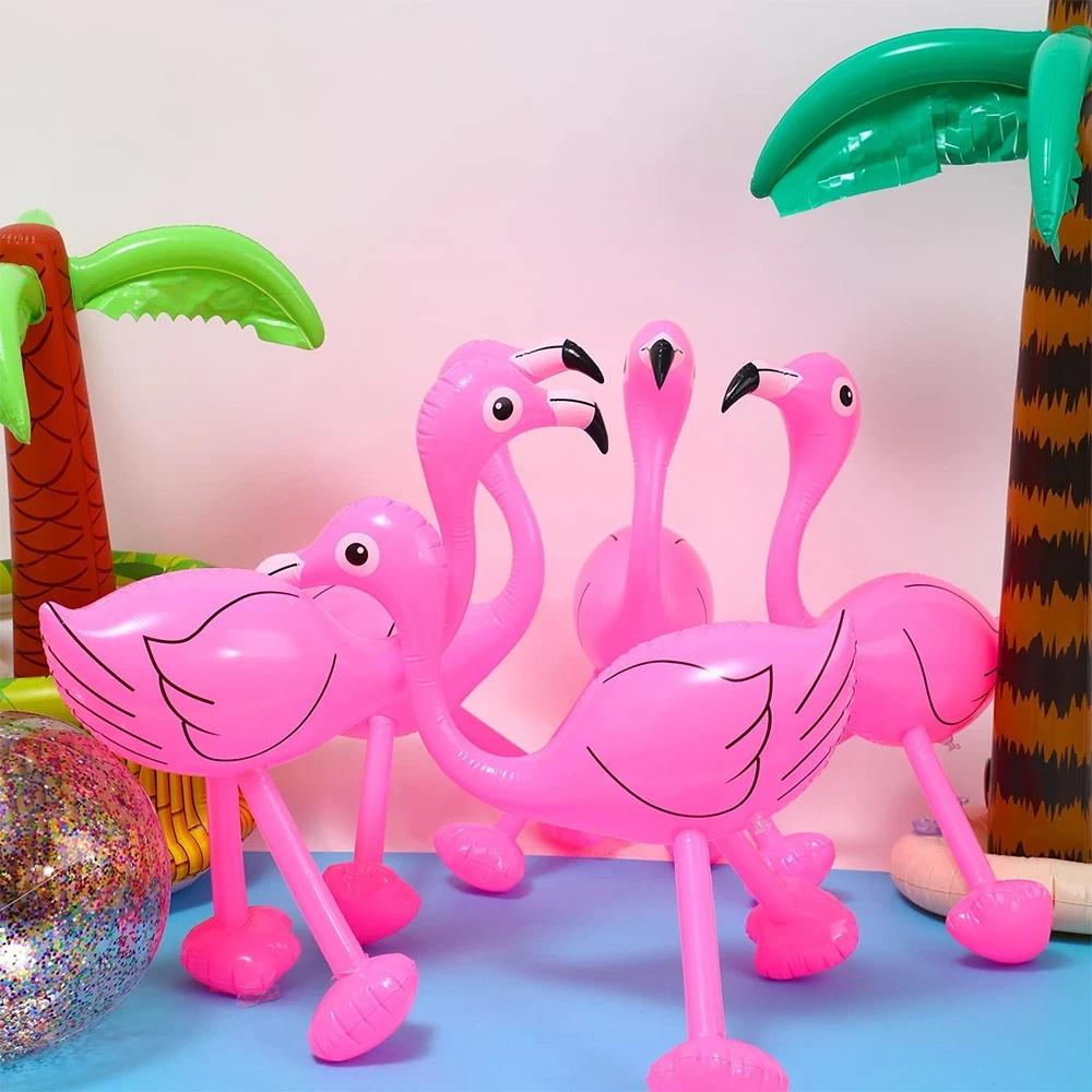 Надувные игрушки из ПВХ, летние игрушки для плавания в бассейне, пляжные игрушки, гавайская праздничная вечеринка, плавающие игрушки, акула, фламинго, дельфин, пальма, мячи
