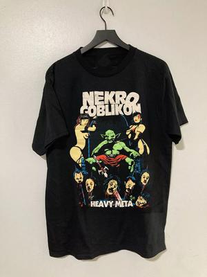 Nekrogoblikon Группа Хэви Метал Новая Черная Хлопковая Футболка Полный Размер S-4XL