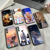 Чехол для телефона в стиле аниме Твоя апрельская ложь Каори для Samsung Galaxy A73, A72, A71, A70, A53, A52, A51, Мягкий силиконовый черный чехол